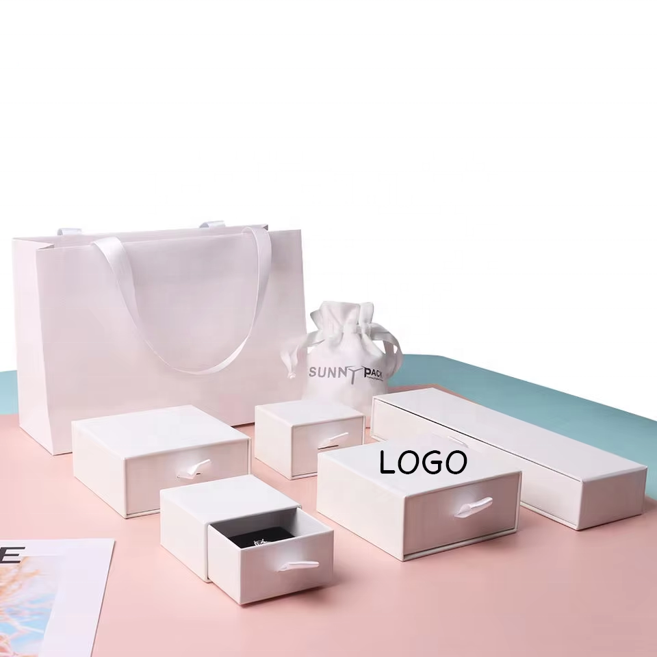 Custom Logo Embossed UV Coated Matt Laminated Rigid Sliding Drawer Gift Box with Sponge Lining for Watch Packaging Wholesale