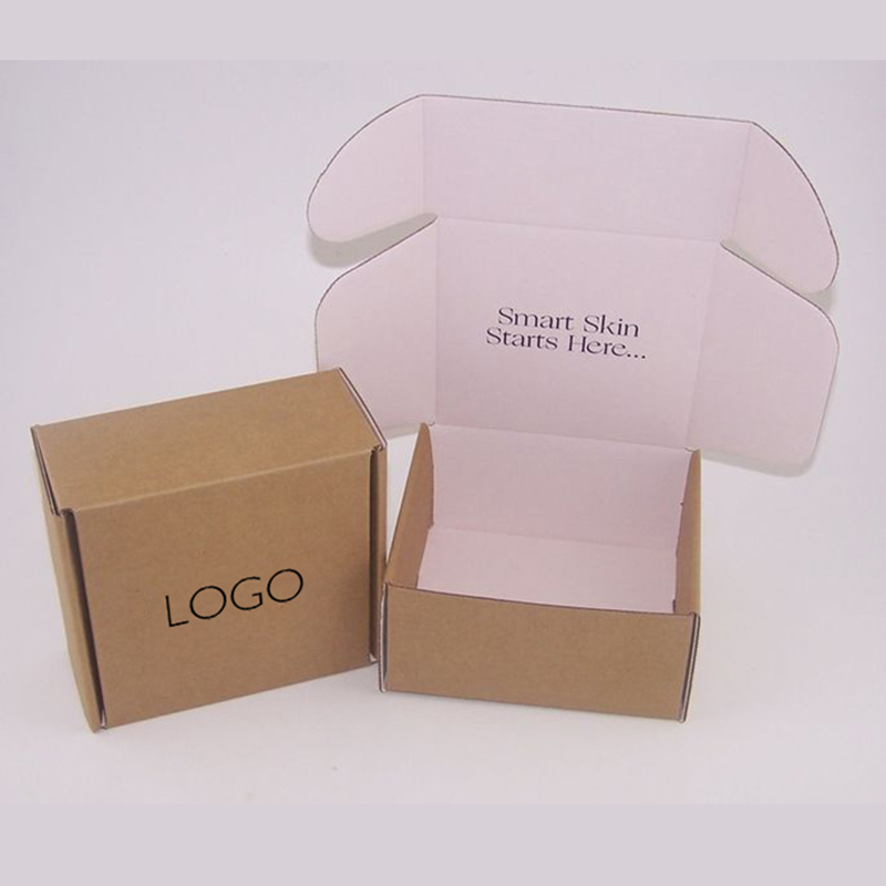 Wholesale Custom Eco Friendly Printed Blank Colored Pink Packaging Mailer Boxes Kraft Rigid Corrugated Shipping Box With Logo