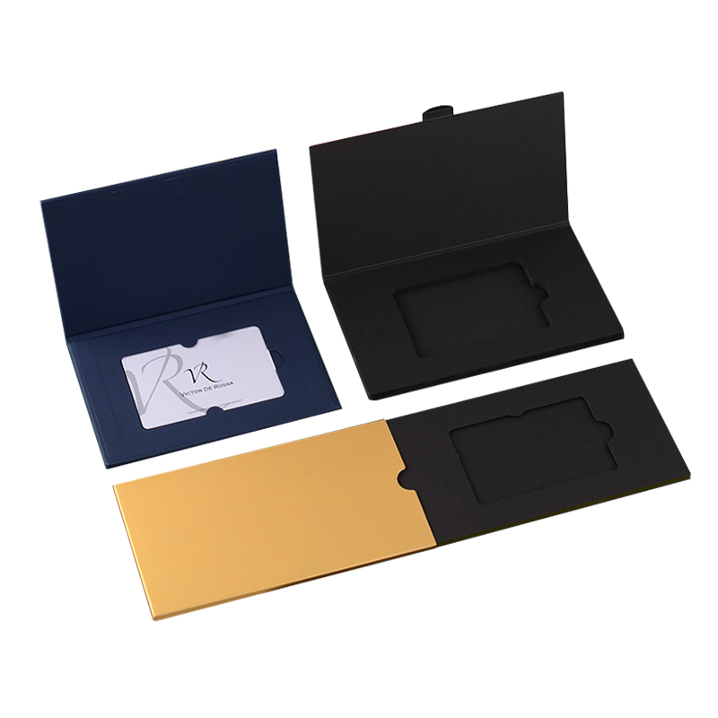 Luxury Custom VIP Credit Card Holder Magnet Packaging Wedding Gift Card Box