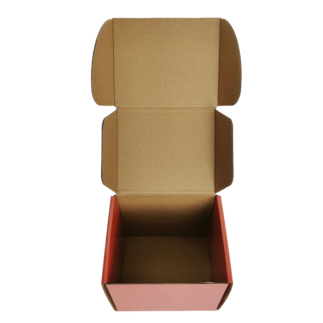 Custom Printed Brown Kraft Corrugated Cardboard Self-Adhesive Shipping Mailer Boxes Folder Type Packaging For Mailer Shipping
