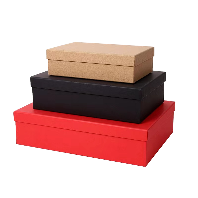 Luxury Lid Gift Box Set with Paper Bag Ready to Ship Features Matt Lamination Embossing Gold Foil Printing