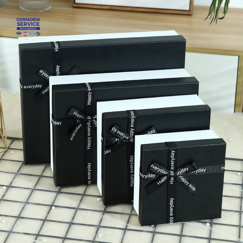 Luxury Rectangle Square Paperboard Gift Storage Box Eco-friendly Recycled Materials Custom Paper Box
