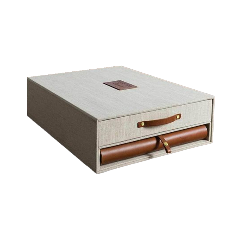 Subscription Custom Logo Large Size Weeding Keepsake Beauty Kit Box Memory Photo Album Packaging Linen Photo Gift Box