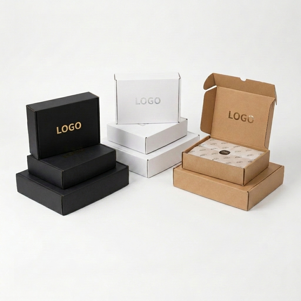 Custom Eco-friendly Recyclable Luxury Cosmetic Skincare Beauty Folder Packaging Mailing Folder Kraft Paper Airplane Shape Gift