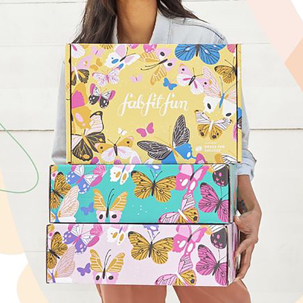 Custom Printed Logo Subscription Packaging Large Mailing Shipping Corrugated Paper Gift Box