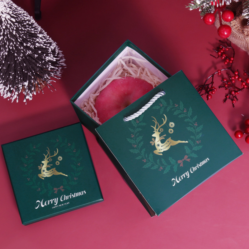 Luxury Rigid Christmas Gift Boxes with Ribbon Custom Printed Paper Packaging Box for Wholesale Holiday Gift Sets