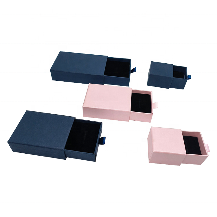 Custom Cardboard Drawer Jewelry Paper Packaging Gift Box Necklace Earring Bracelet Ring Gift Boxes