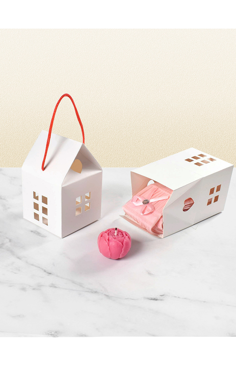 Portable Hollow House Chocolate Candy Biscuit Gift Box