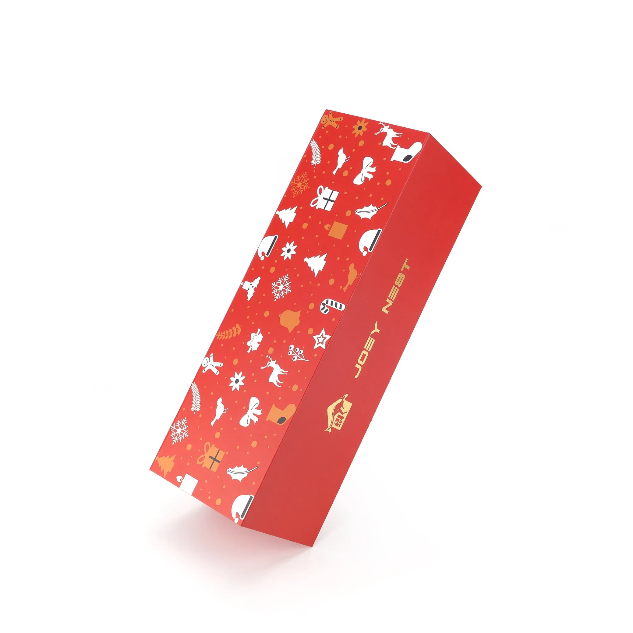 Gold Foil Printed Foldable Magnetic Gift Box for Wedding
