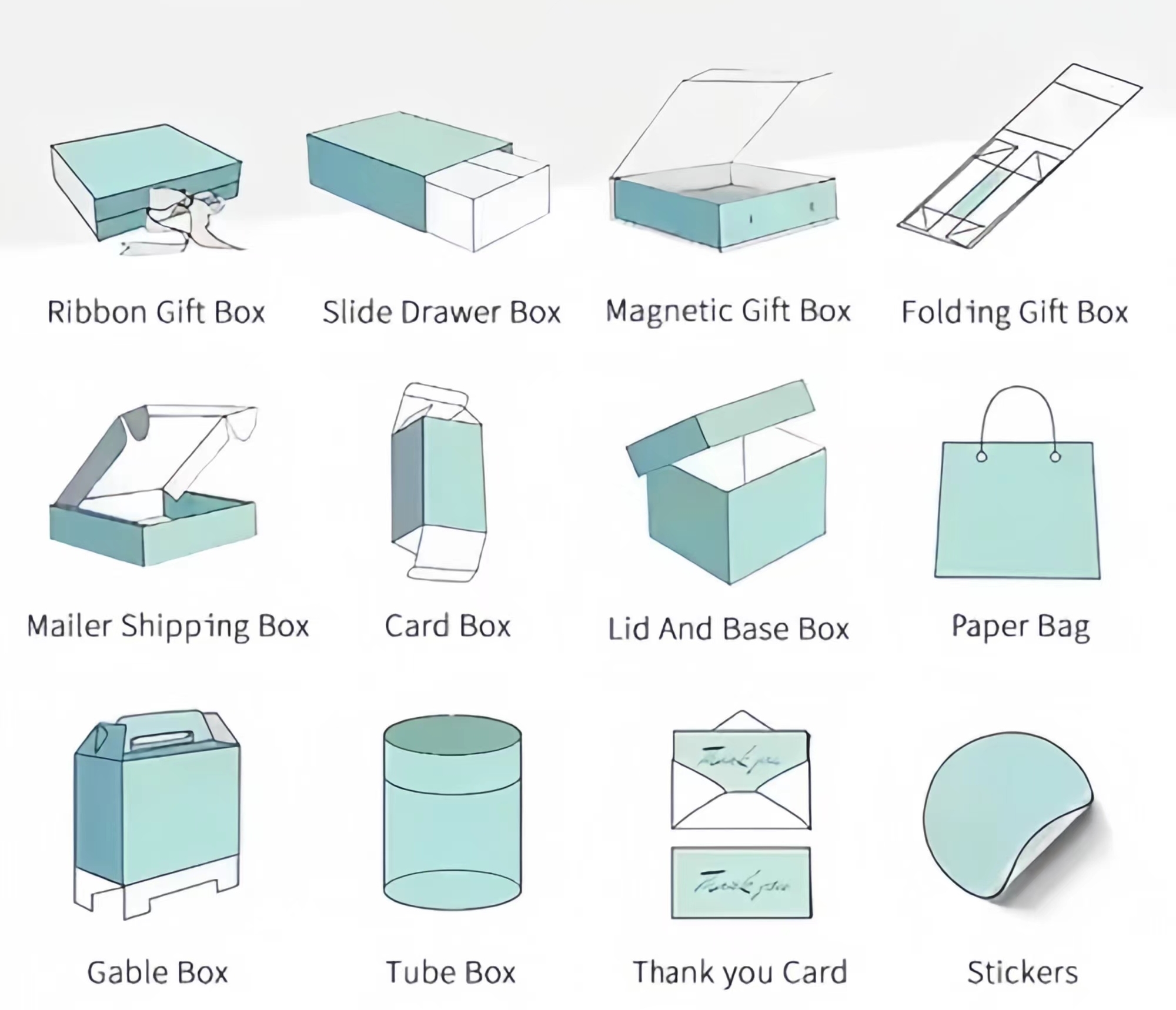Custom Cardboard Box Open View