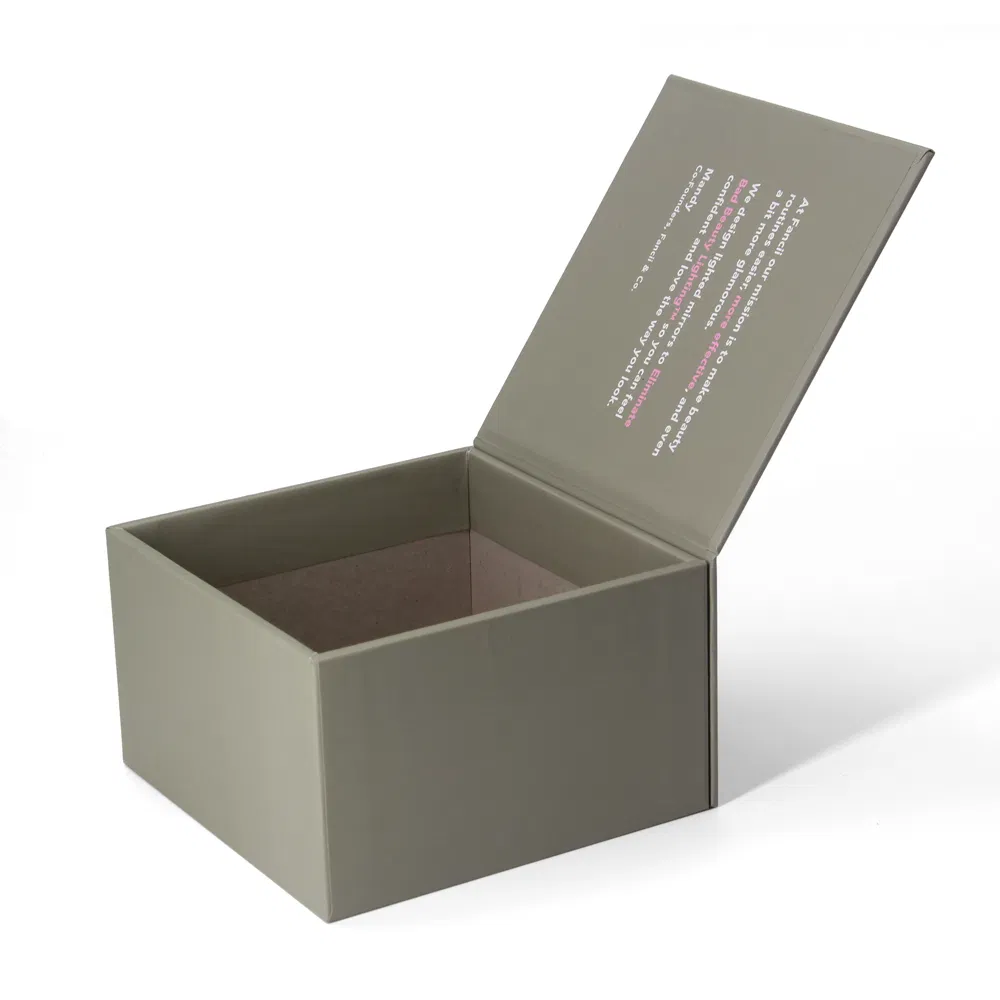 Custom Logo Gift Retail Travel Use Compact Mirror Paper Packaging Box Supplier in China