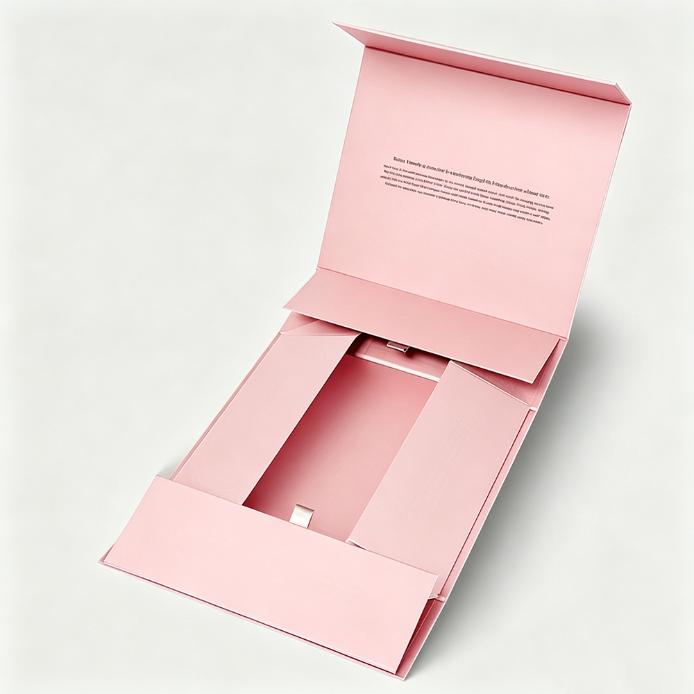 Free Design Custom Logo Pink Double-Sided Printed Mailer Box Recyclable Paper Box Shipping Packaging for Cosmetic Gift Business
