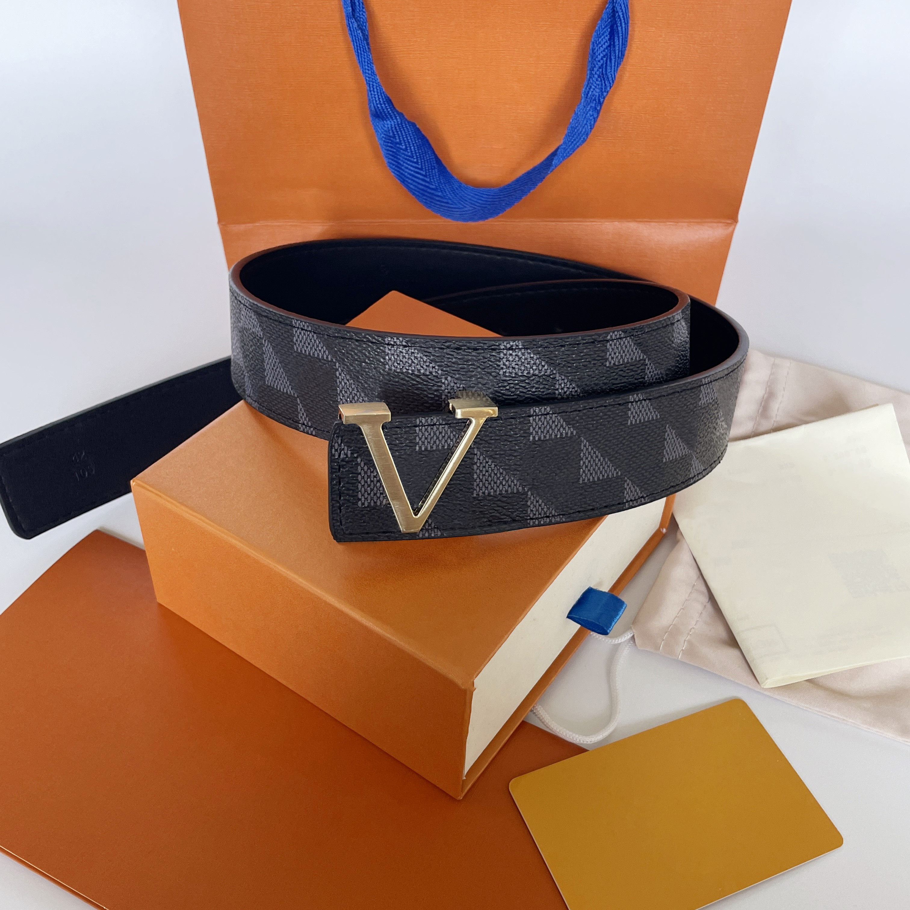 High Quality PU Leather Bangles Luxury Receipts Designer Belts Fashion Brands Waistbands Men Gifts 2026 With Boxes