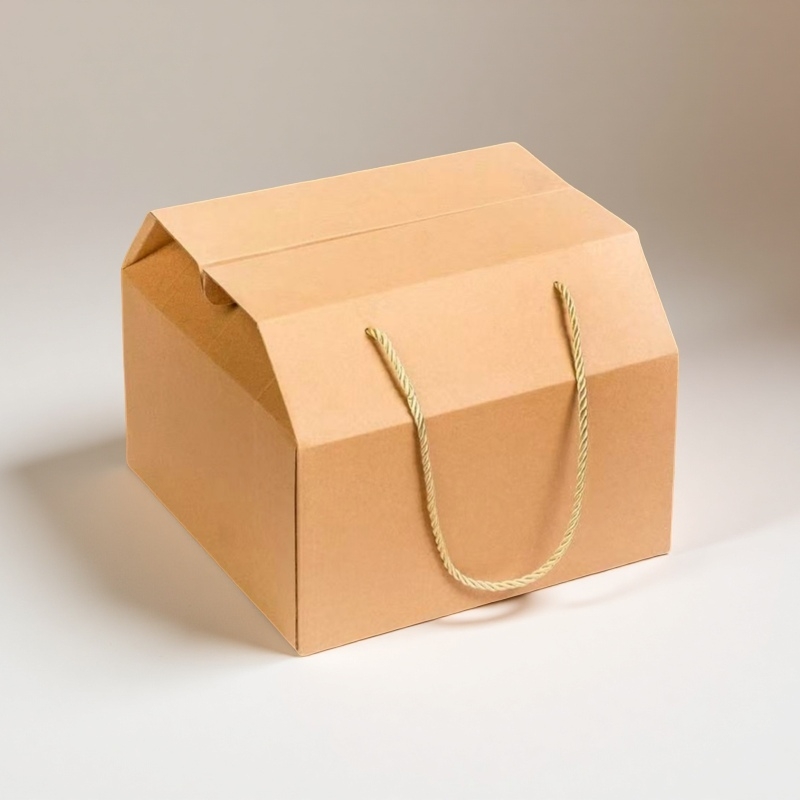 Customizable Kraft Corrugated Paper Box Foldable Recyclable Packaging For Perfume Exhibition Gift &amp; Food Wrapping Box