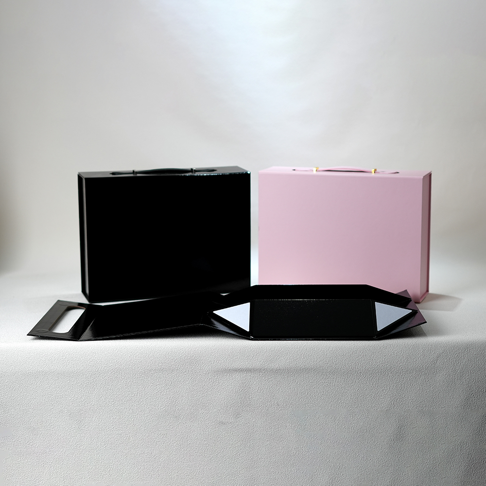 Customized Luxury Magnetic Closure Gift Box Rigid Paper Flip-Top Gift Box for Skin Care Serum UV Cosmetic Wig