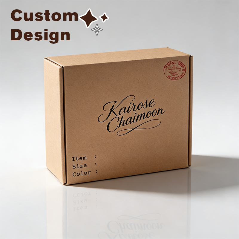 Custom Corrugated Box Logo Printing Corrugated Recyclable Packaging Clothes Mailing Cardboard Packaging Paper Shipping Boxes