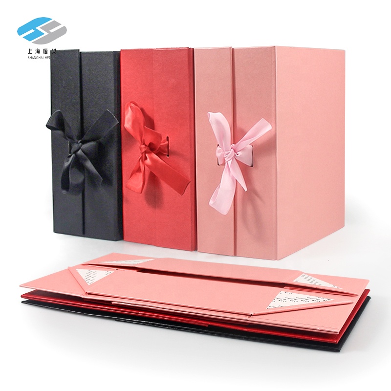 Multi-color Bow Magnetic Gift Box Portable Premium Luxury Packaging Style 3