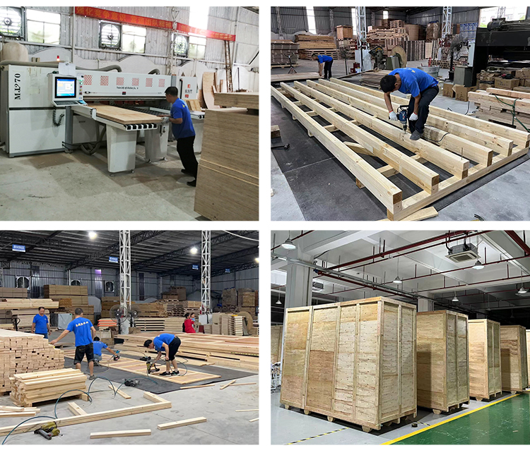 Storage Stackable Plate Crate Fumigation-free Export Wooden Box