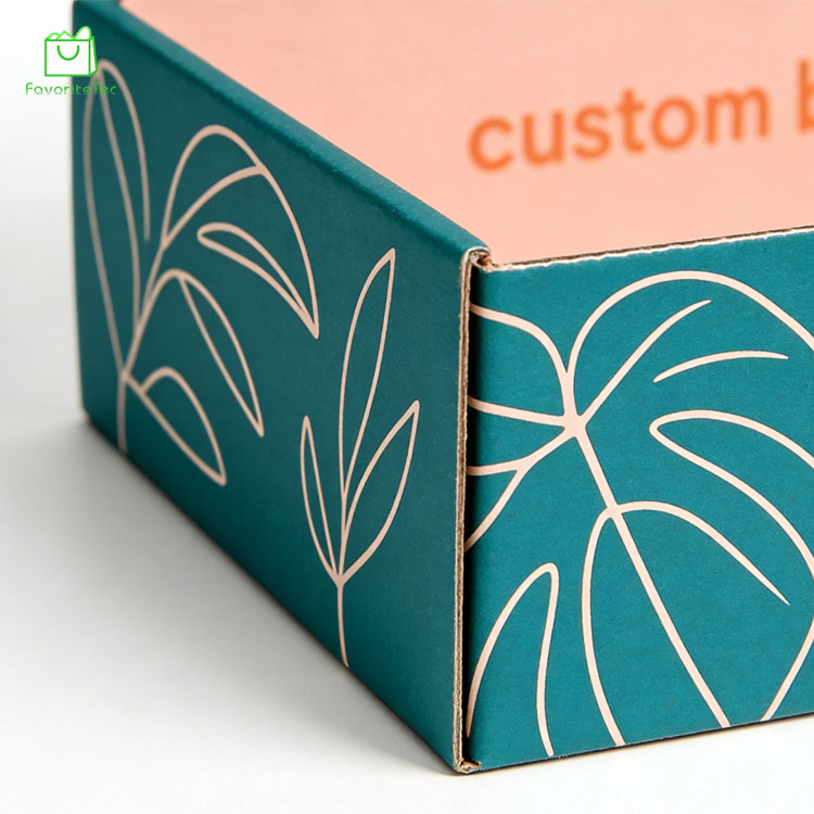 Custom Printed Waterproof Embossed Mailer Box with Sponge Lining and Logo for Cosmetic Gift Packaging