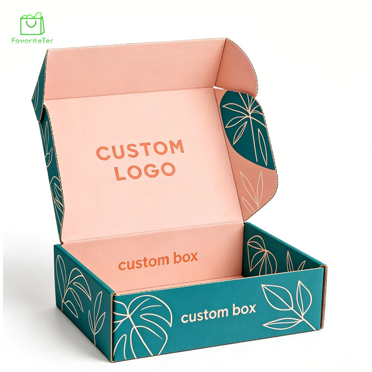 Custom Printed Waterproof Embossed Mailer Box with Sponge Lining and Logo for Cosmetic Gift Packaging