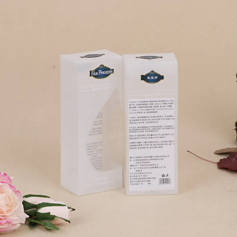Custom Transparent Folding PVC Gift Packaging Box 5