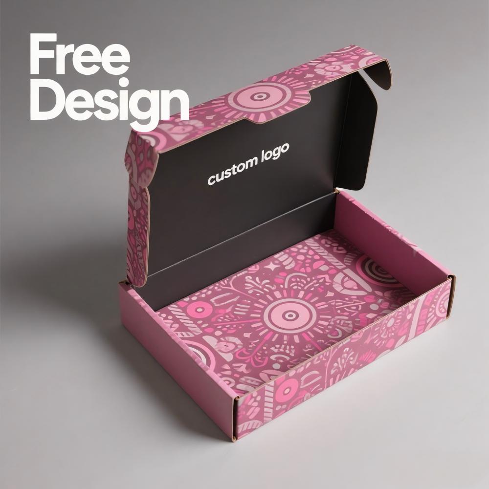 Gift Box Custom Printed Biodegradable Paper Packaging Mailer Box Free Design Recyclable Corrugated Cardboard Packaging Box