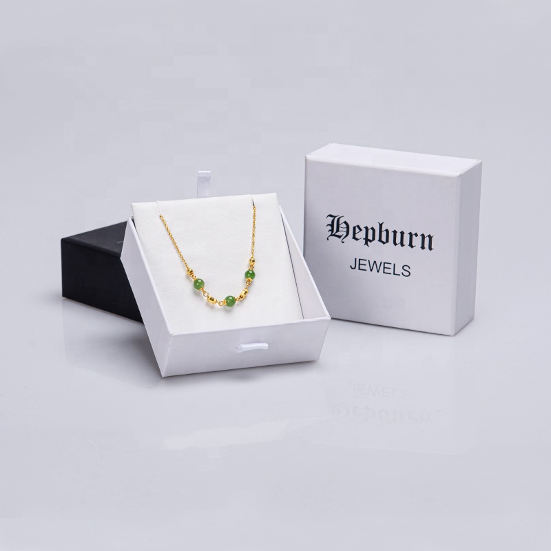Jewelry Bracelet Necklace Box Earing Paper Gift Drawer Box Jewelry Packaging With Logo