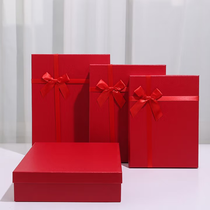 Jewelry Gift Boxes with Lid and Drawer Custom Gift Packaging Box Made of Hard Cardboard for Small Business Present