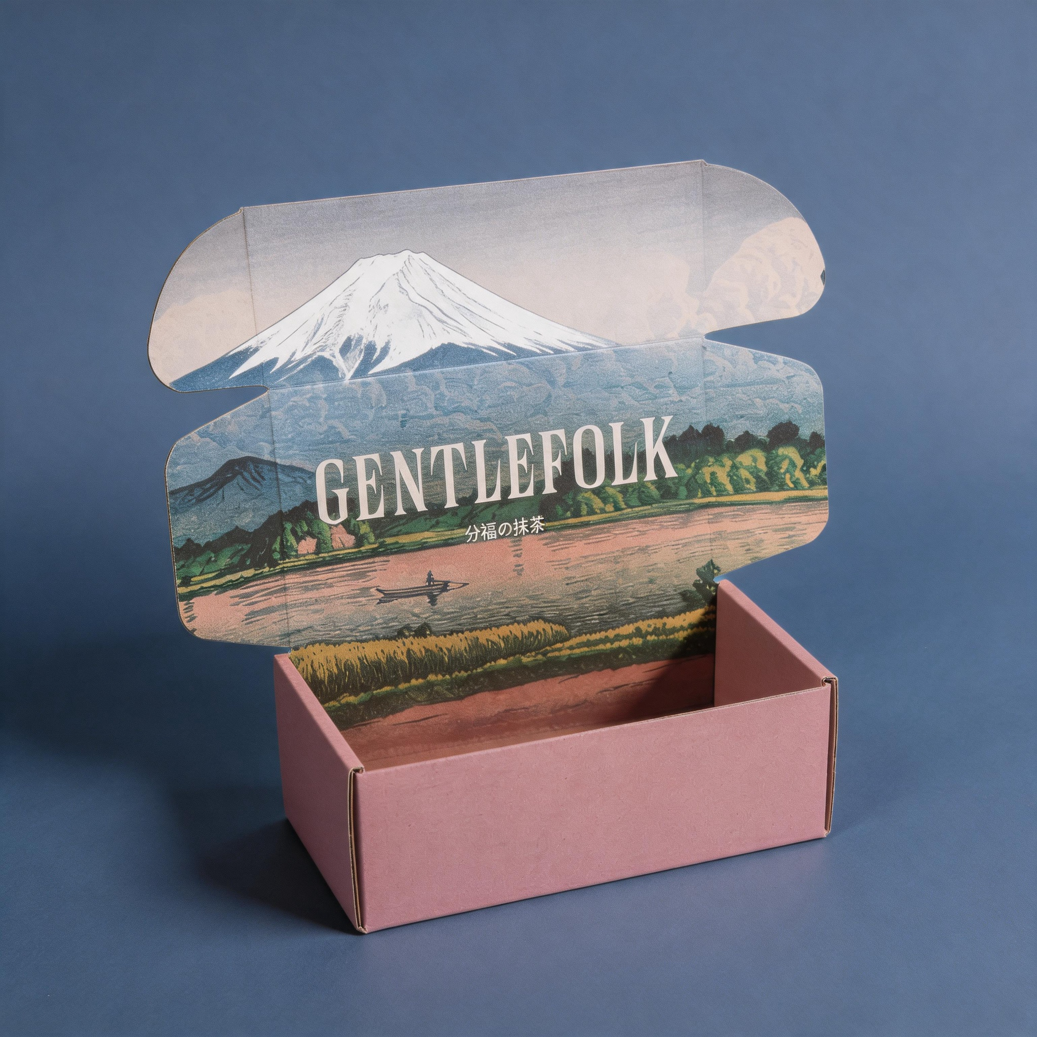 Custom Logo Shipping Boxes,Full-Color Inside &amp; Outside Print Corrugated Boxes,For Tea &amp; Cosmetics Packaging