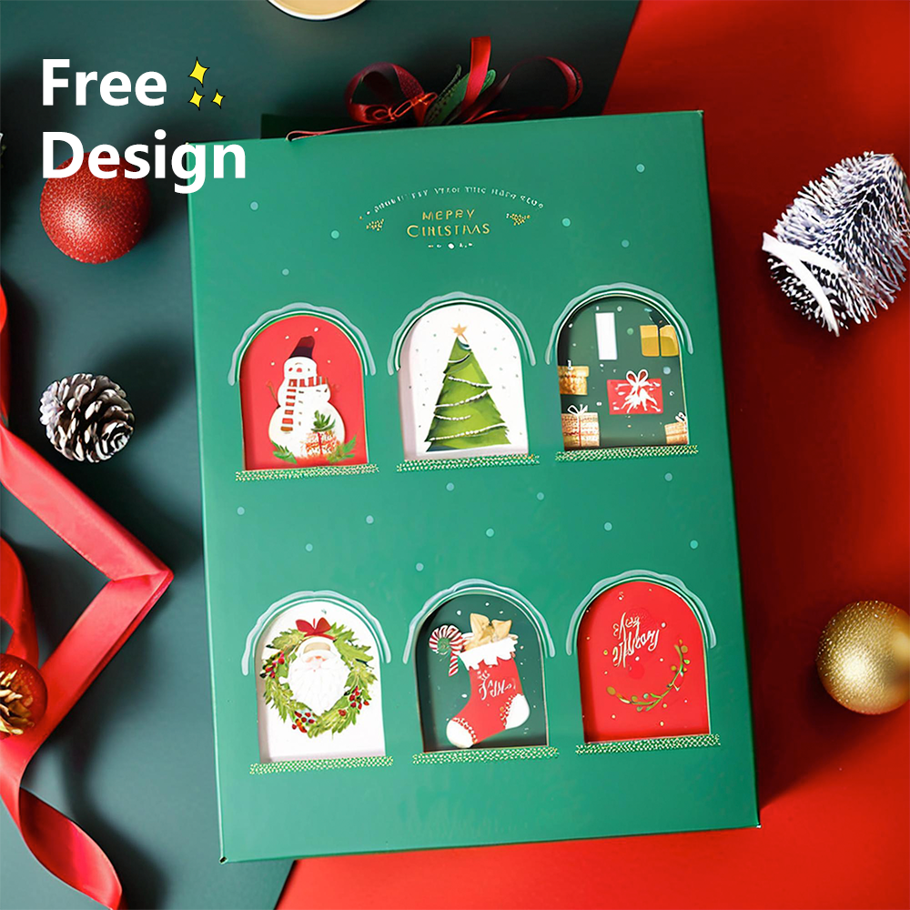 Personalized Customization Christmas Advent Calendar Blind Box Packaging DIY Mystery Funny Box Surprise Paper Boxes