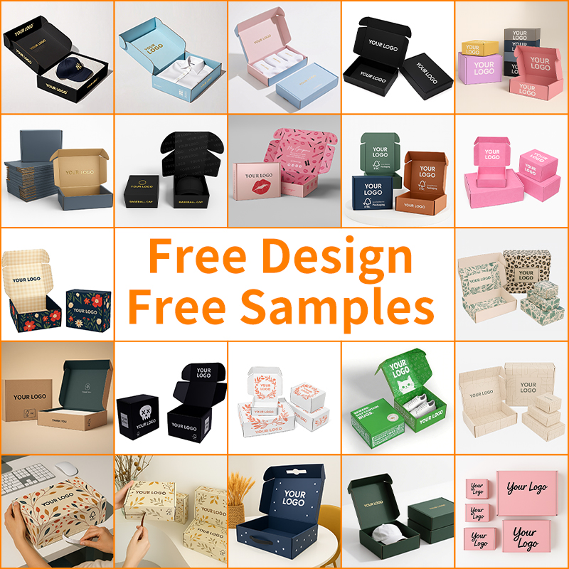 Wholesale Custom Printed logo Pink Mailer Boxes Personalized Subscription Shipping Paper Mailing Gift Packaging Cardboard Box