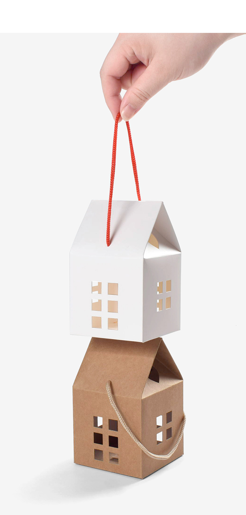 Portable Hollow House Chocolate Candy Biscuit Gift Box