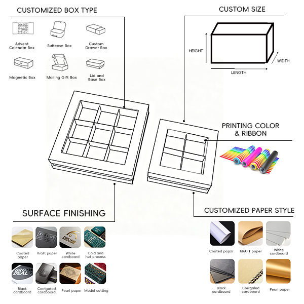 Recyclable Magnetic Book Shape Paper Box Custom Logo Rigid Cardboard Packaging Box Paper Magnetic Gift Boxes