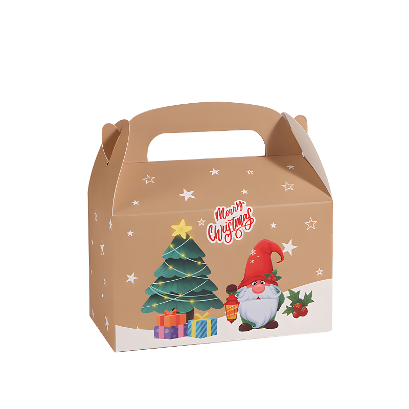 Custom Christmas Gift Boxes Holiday Candy Party Favors Christmas Gift Boxes With Handles