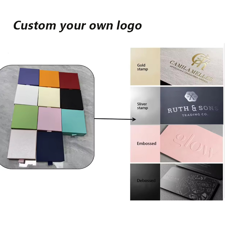 Custom Hot Stamping Logo Recyclable Embossing Book Shape Package GiftJewelry Box for Ring Pendant Storage Box