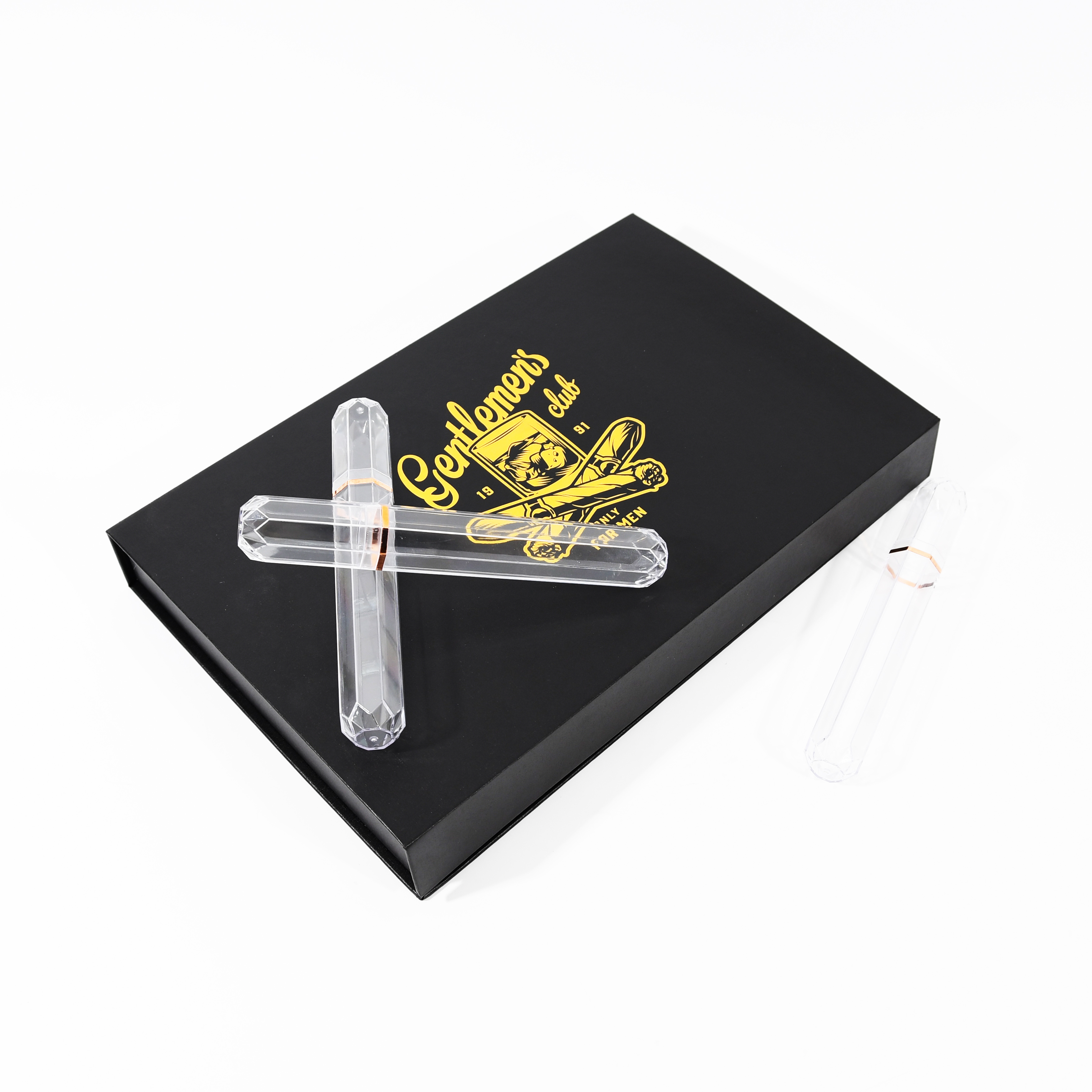 Custom Design Magnetic Folding Closure Cardboard Rigid Gift Box Matt Lamination UV Coating Embossing Sponge Lining Modern Luxury