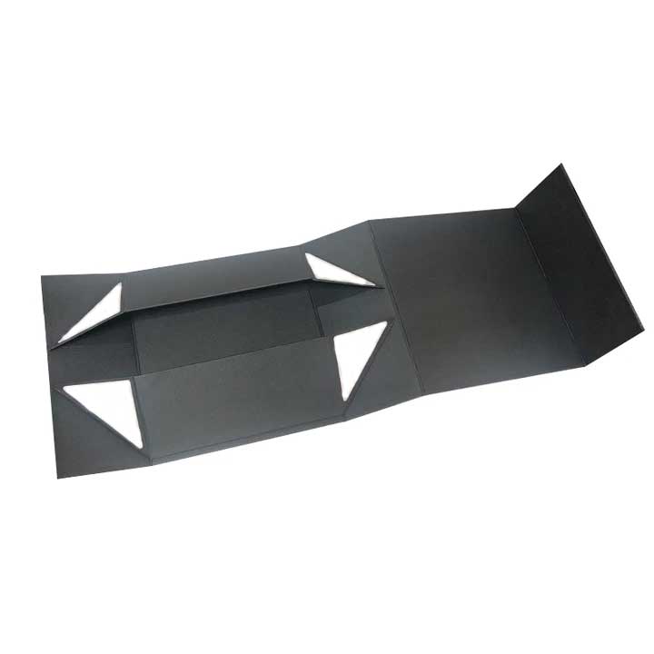 Custom Printed Luxury Flap Open Magnetic Clothing Folding Packaging Gift Box Rigid Cardboard Embossed Logo Recycled Paper Boxes