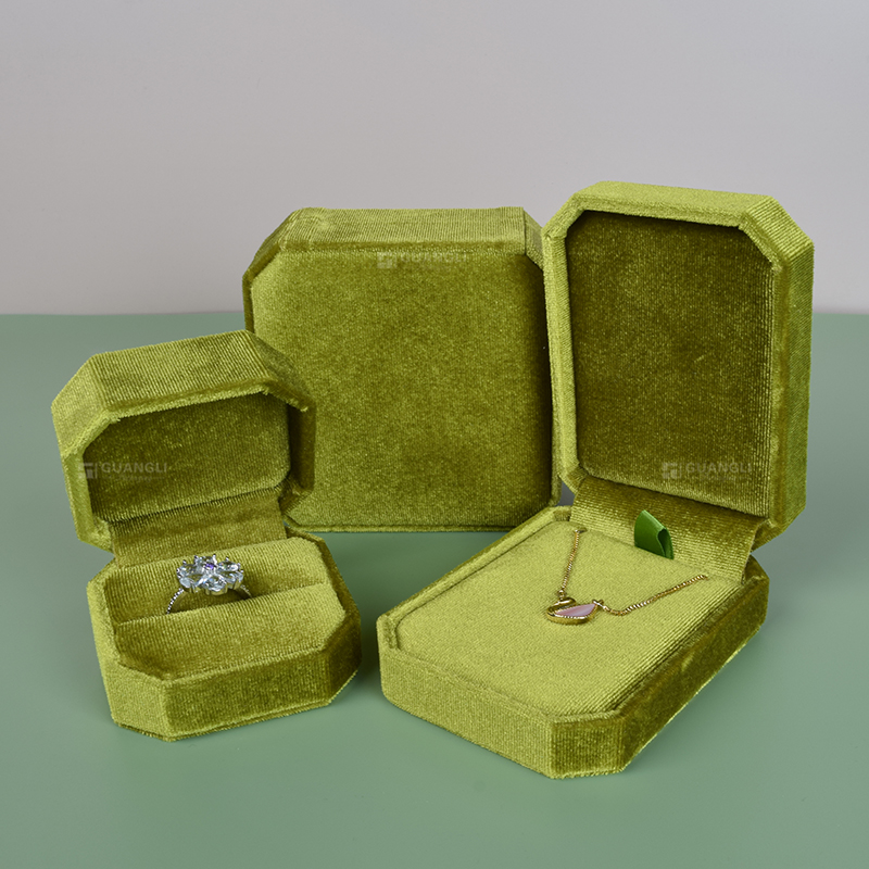 Factory Wholesale Jewelry Gift Box Jewelry Box Velvet Packaging Necklace Bracelet Pendant Ring Box Jewelry