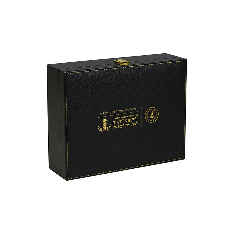 Wholesale Luxury Magnetic Closure Gift Box Clothing Packaging Empty Magnet Matte Black Rigid Paper Boxes with Handle Recyclable