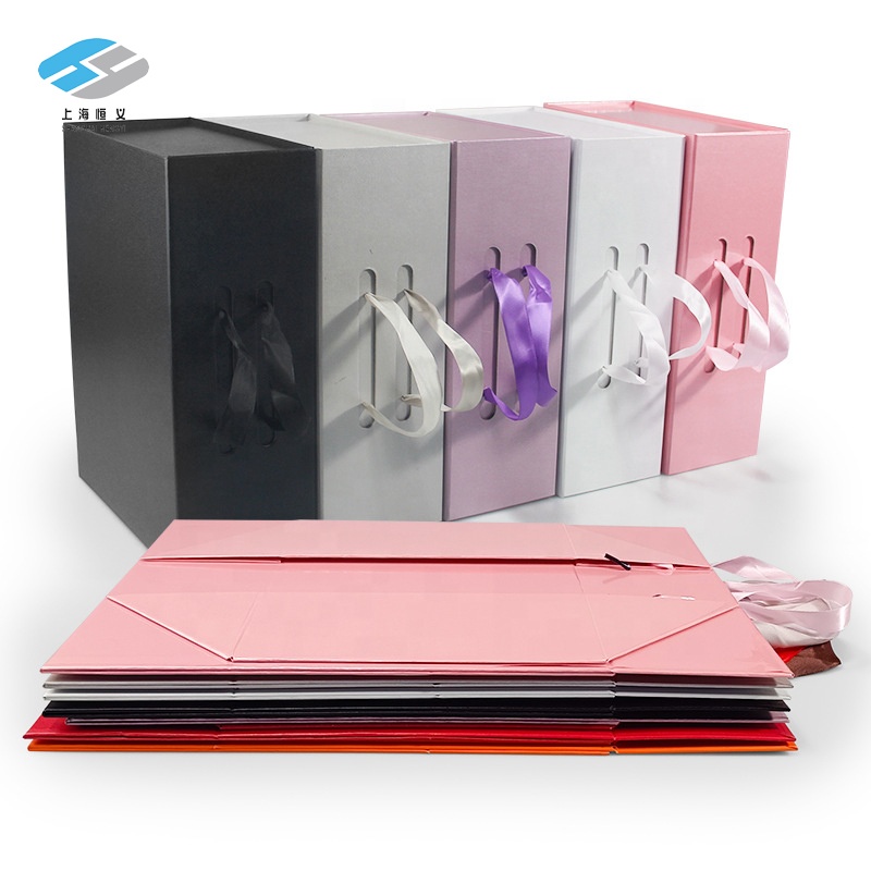 Multi-color Bow Magnetic Gift Box Portable Premium Luxury Packaging Style 5