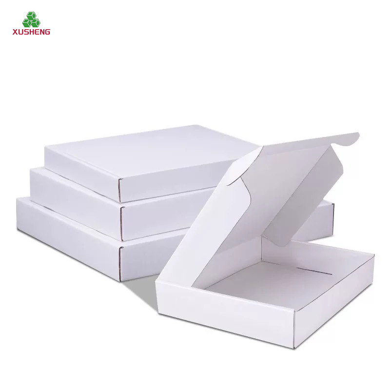 Eco-Friendly Biodegradable Recyclable Packaging Boxes with Handle and Embossing for Shoes &amp; Watch Gifts Mailing