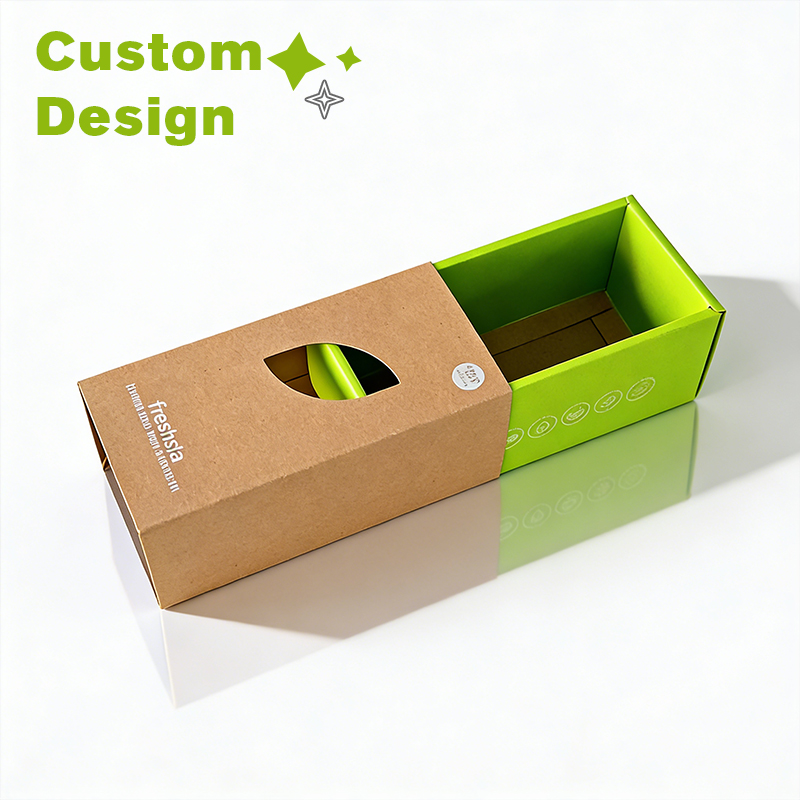 Custom Logo Luxury Cardboard Pull Out Packaging Boxes Eco-Friendly Paper Hard Sliding Drawer Gift Box Sliding Cardboard Box