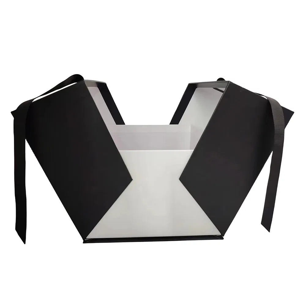 Wholesales Black Luxury Gift Boxes Perfume Box for Cosmetic Gift Bag Wedding Paper Box