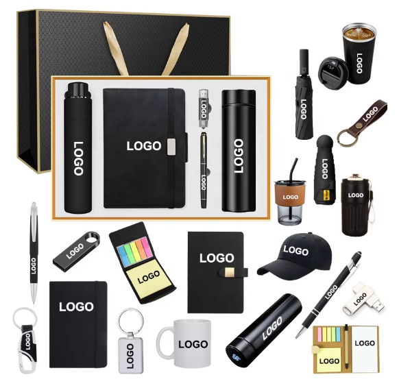 New Business Gift Employee Appreciation Gifts Client Giveaway Luxury Customized Corporate Gift Box Sets for VIP Clients