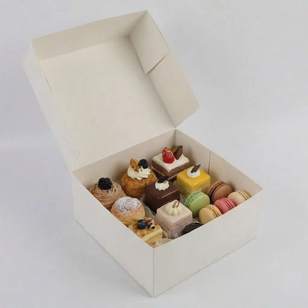Custom Biodegradable Cake Box/Cupcake Box/Cake Food Packaging/Cookie Gift Box/Color Carton/Gift Packaging Box