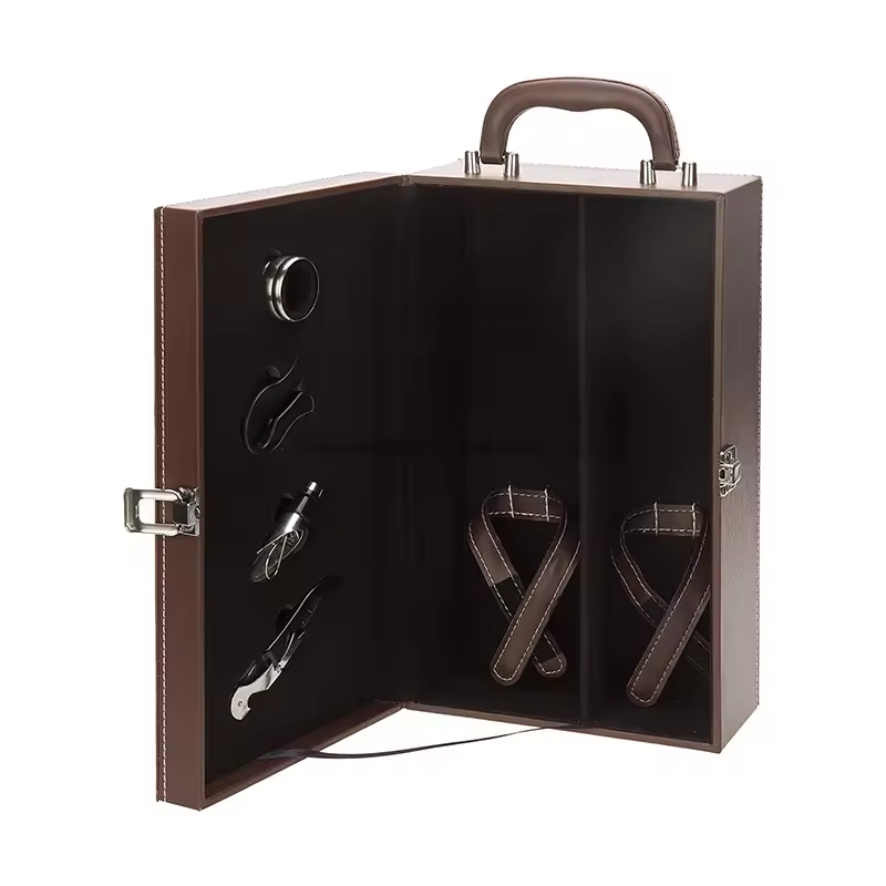 Premium Foil Stamped Paperboard Wine Bottle Boxes Custom Luxury Liquor Gift Packaging with Metallic Stamping