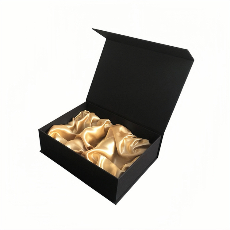 Custom Brand Perfume Gift Box With Satin Lining Luxury Skin Care Serum Cosmetic Paper Boxes