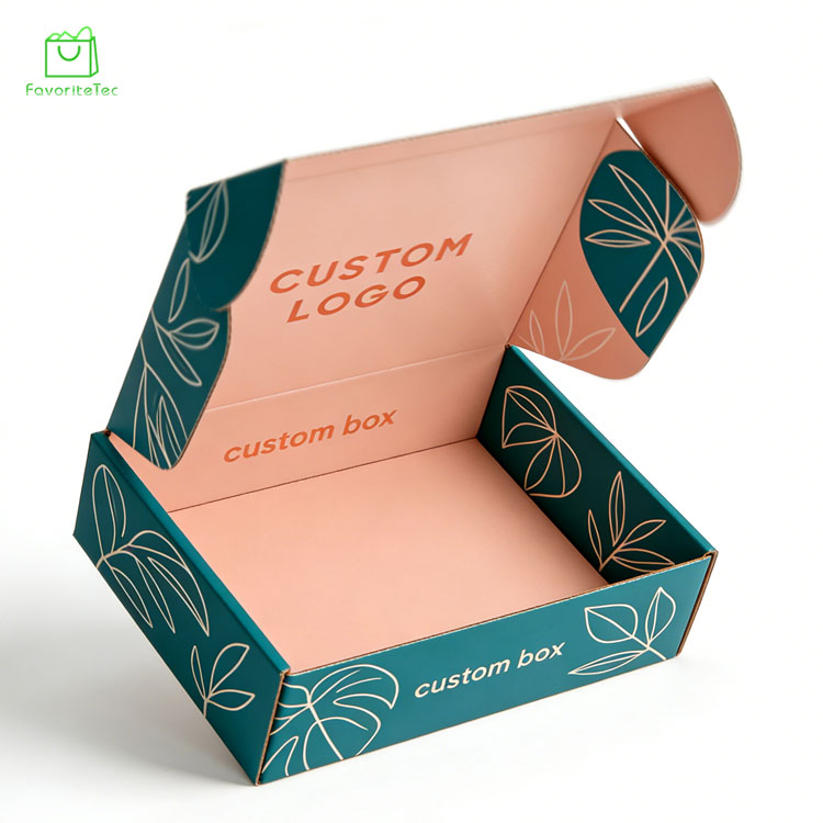 Custom Printed Waterproof Embossed Mailer Box with Sponge Lining and Logo for Cosmetic Gift Packaging