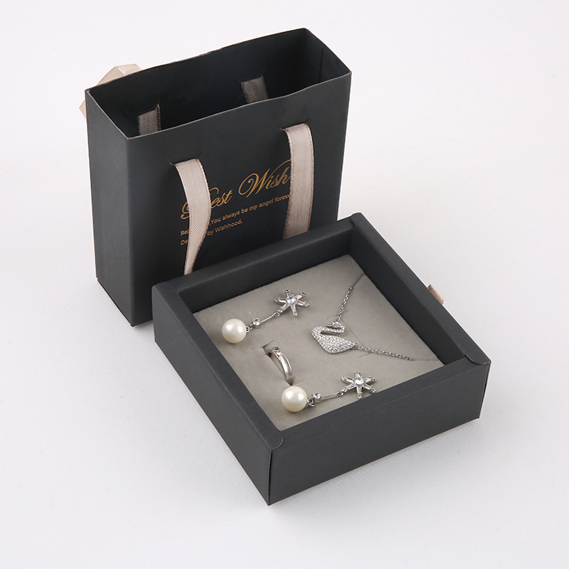 BTO Wholesale Custom Jewelry Gift Box With logo Closure pink Necklace Jewelry Box Gift Packaged