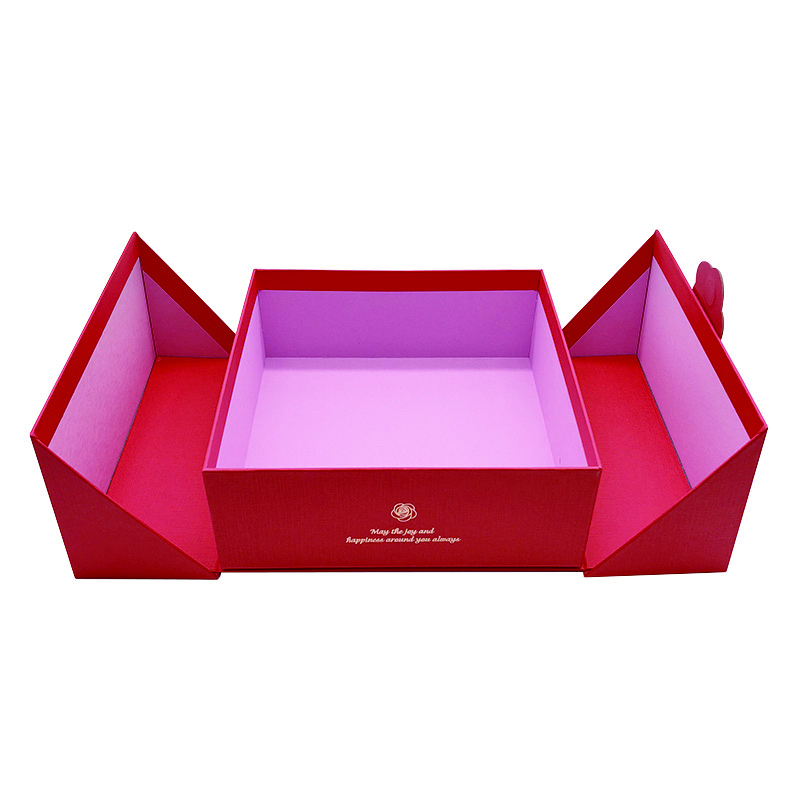 Luxury Reusable Eco-Friendly Cardboard Folding Gift Box Magnetic Closure UV Printing Black Finish Large Capacity for Gift